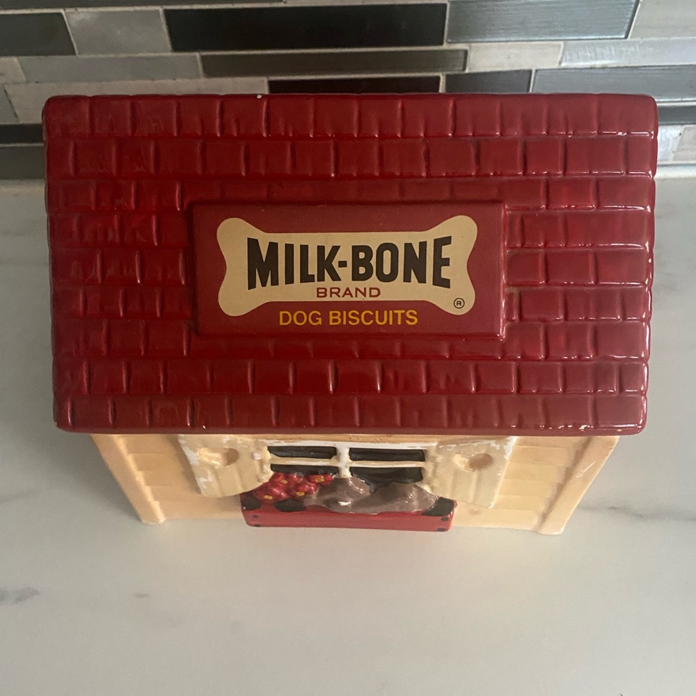 Cookie jar Vintage Cookie Jar Milkbone Dog House